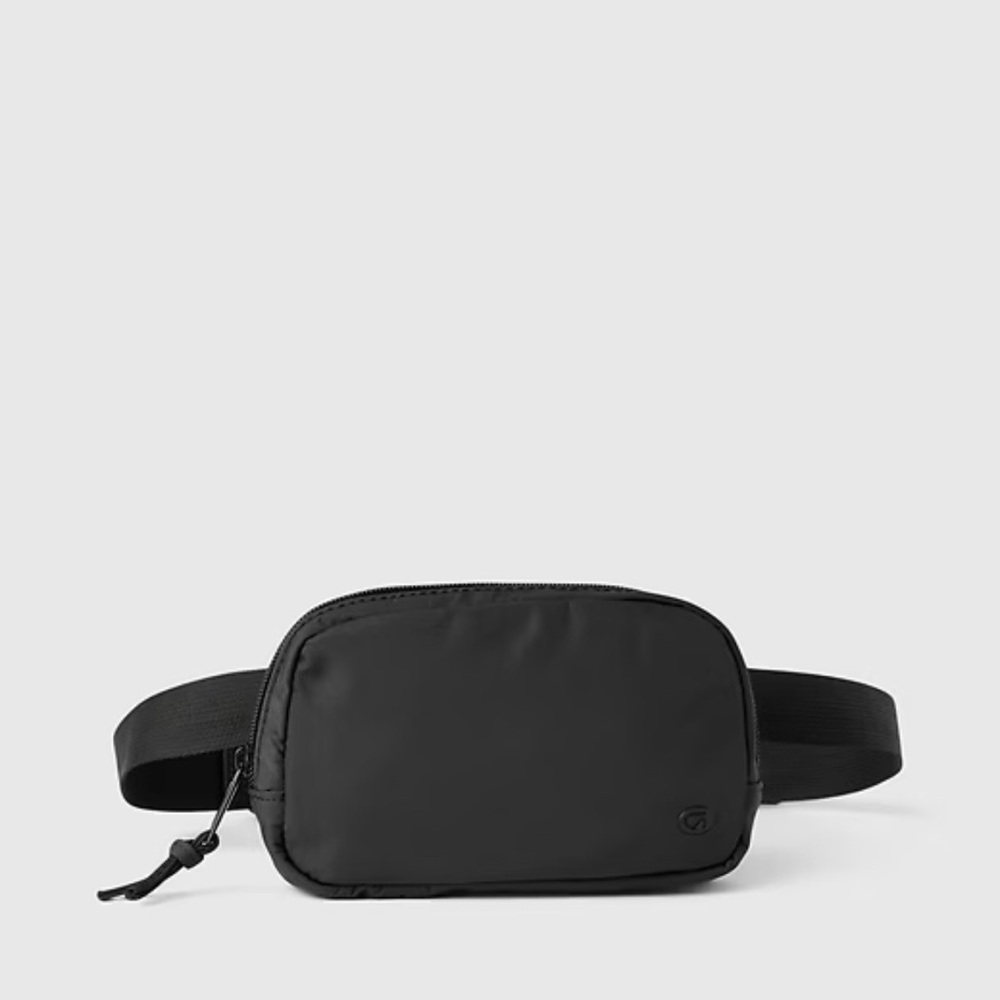 GAP Factory Black Nylon Waist Bag